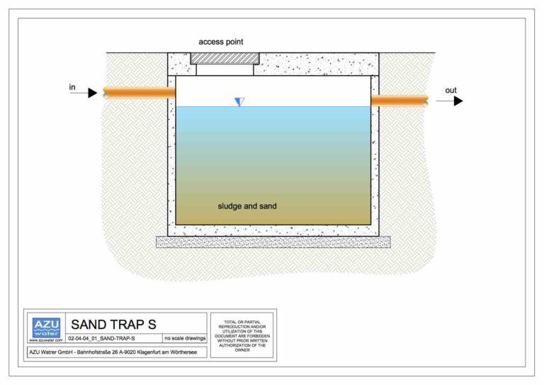 Sludge trap SAND S AZU Water
